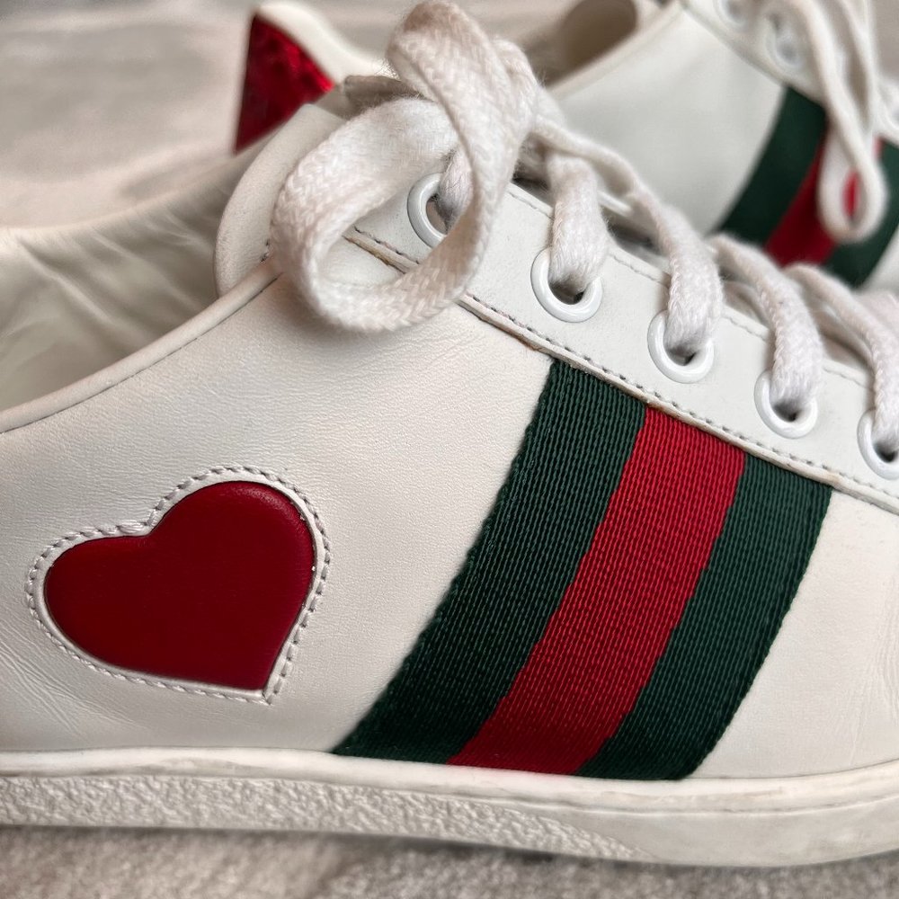 Gucci Heart Ace Sneakers